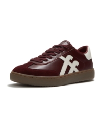 The Dash T-Toe Leather Sneakers Dark Merlot/Urban White