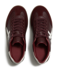 The Dash T-Toe Leather Sneakers Dark Merlot/Urban White