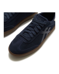 The Dash FF Mens Suede T-Toe Trainers Midnight Navy/Cream