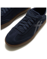 The Dash FF Mens Suede T-Toe Trainers Midnight Navy/Cream
