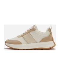 F-Mode Flow Snake Glitter Trainers Platino/Hazelnut Egret
