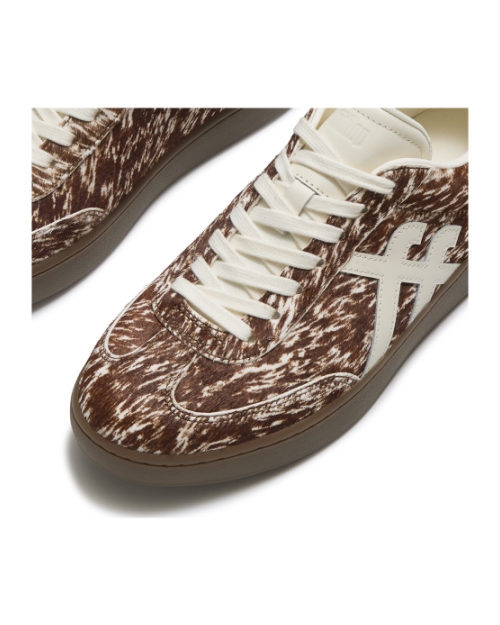 The Dash FF Pony Cow T-Toe Trainers Brown/White
