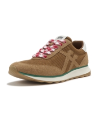 Retro-Q FF Cord Trainers Terracotta Tan