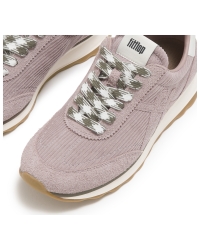 Retro-Q FF Cord Trainers Blush Clay