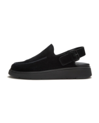 Gen-FF Suede Back-Strap Mules All Black