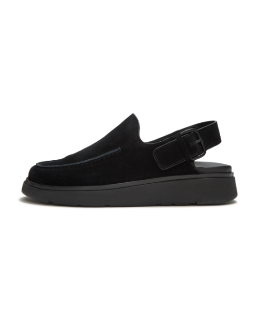 Gen-FF Suede Back-Strap Mules All Black