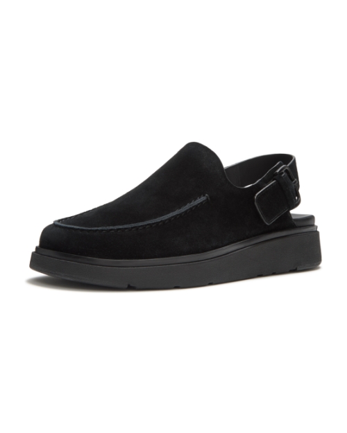 Gen-FF Suede Back-Strap Mules All Black