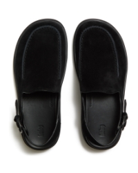 Gen-FF Suede Back-Strap Mules All Black
