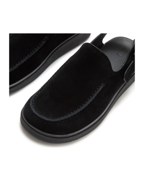 Gen-FF Suede Back-Strap Mules All Black