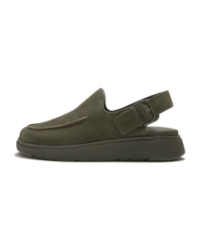 Gen-FF Suede Back-Strap Mules Deep Olive