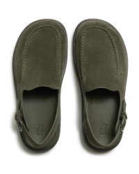 Gen-FF Suede Back-Strap Mules Deep Olive