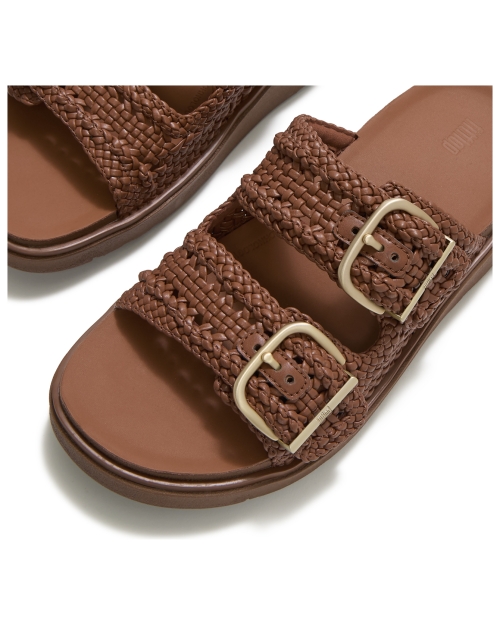 Gen-FF Woven Two-Bar Slides Terracotta Tan