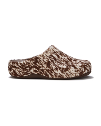 FitFlop Shuv Pony Mules Brown/White