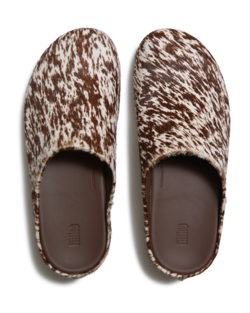 Shuv Pony Mules Brown/White