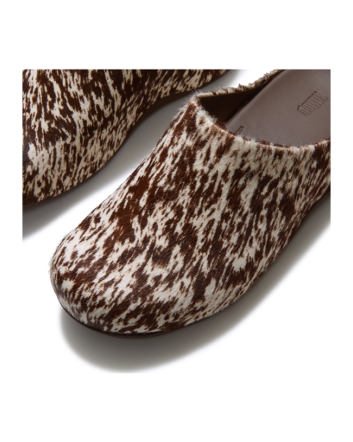 Shuv Pony Mules Brown/White
