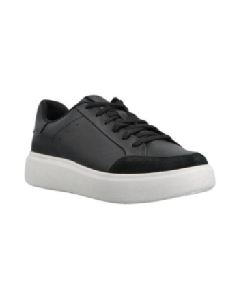 FitFlop RTG Leather Lace Up Trainers Black