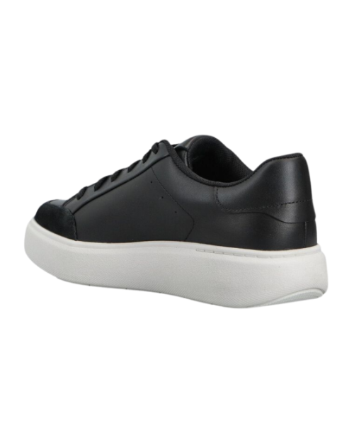 RTG Leather Lace Up Trainers Black