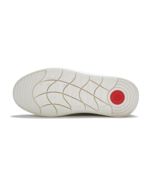 RTG Suede Lace Up Trainers Grey Sage/Cream