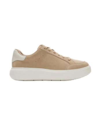FitFlop RTG Suede Snake Lace Up Trainers Hazelnut