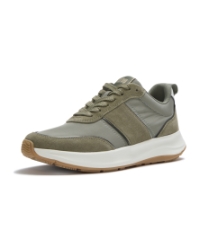 F-Mode Flow Mesh Metallic Trainers Grey Sage