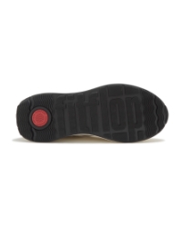 F-Mode Flow Leather Trainers Platino