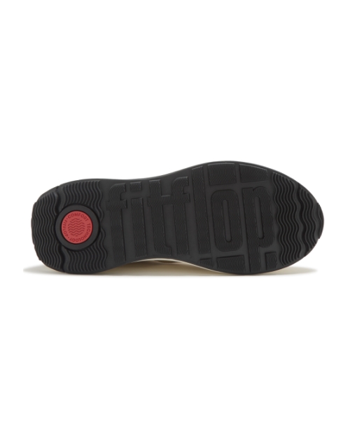F-Mode Flow Leather Trainers Platino