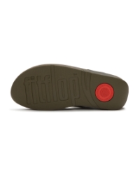 Lulu Adornment Toe-Post Sandals Deep Olive