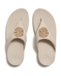 Lulu Adornment Toe-Post Sandals Hazy Taupe