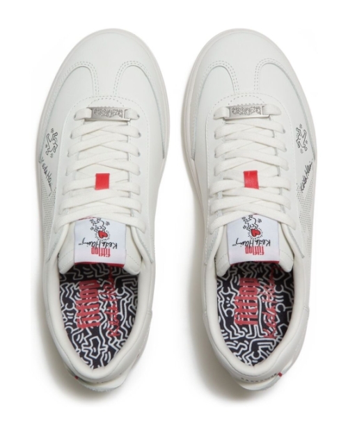 Fitflop X Keith Haring The Dash Trainers Urban White