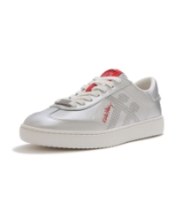 Fitflop X Keith Haring The Dash Trainers Metallic Silver
