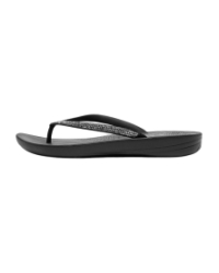 Fitflop X Keith Haring Iqushion Button Flip-Flops Black