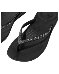 Fitflop X Keith Haring Iqushion Button Flip-Flops Black