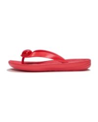 Fitflop X Keith Haring Iqushion Button Flip-Flops Signal Red
