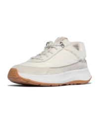 F-Mode Flow Shearling-Mix Sneakers Cream Mix