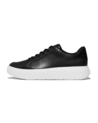 Rtg Sequin-Backtab Leather Sneakers Black