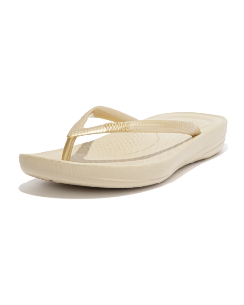 Iqushion Ergonomic Flip-Flops TPU Gold