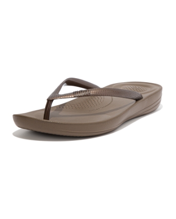 FitFlop Iqushion Ergonomic Flip-Flops TPU Bronze