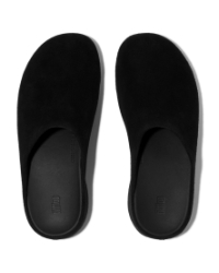 Shuv Suede Clogs All Black