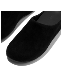 Shuv Suede Clogs All Black