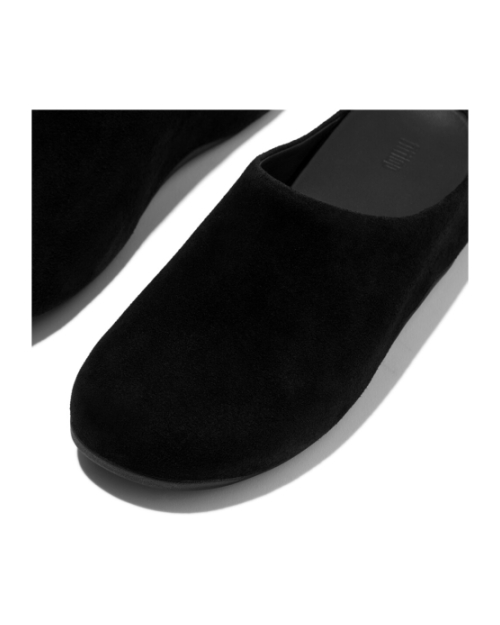 Shuv Suede Clogs All Black