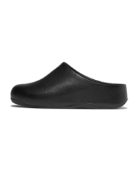 Shuv Tumbled-Leather Clogs All Black