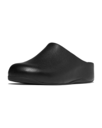 Shuv Tumbled-Leather Clogs All Black