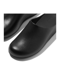 Shuv Tumbled-Leather Clogs All Black
