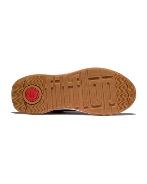 F-Mode Flow Mens Suede-Mix Sneakers Black