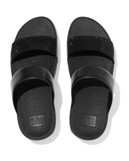 Lulu Slide - Hotfix All Black