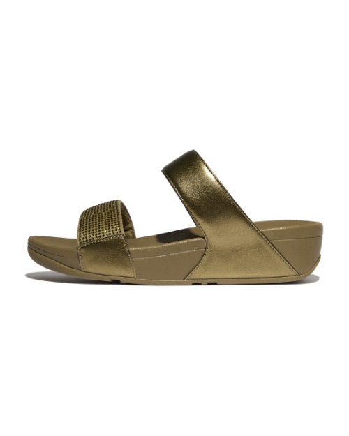 Lulu Slide - Hotfix Camo-Green
