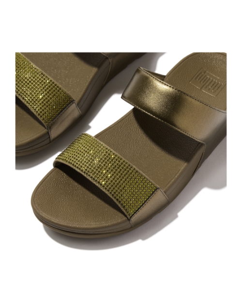 Lulu Slide - Hotfix Camo-Green
