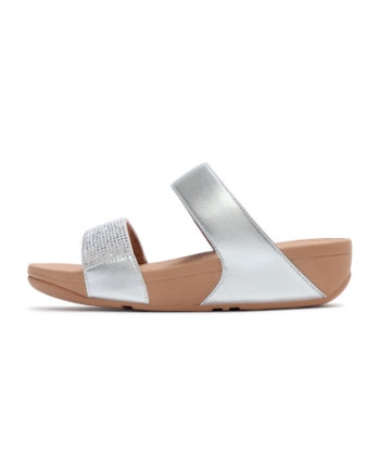 FitFlop Lulu Slide - Hotfix Steeled Silver