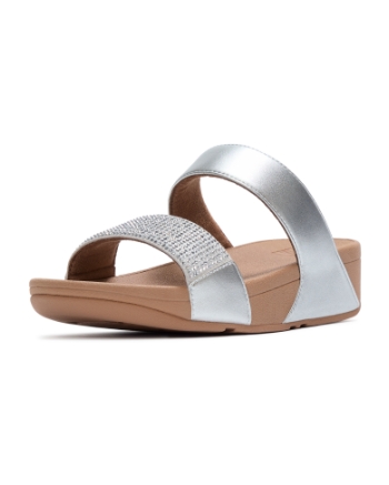 FitFlop Lulu Slide - Hotfix Steeled Silver
