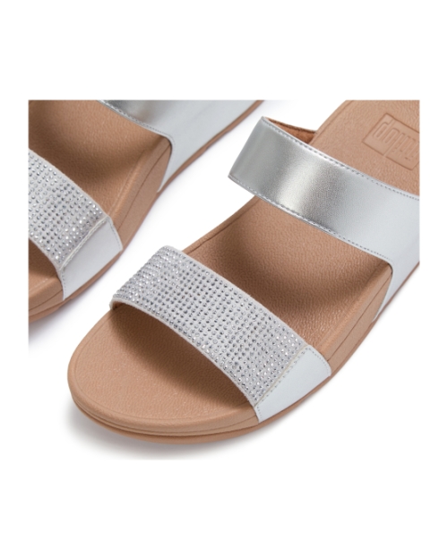 Lulu Slide - Hotfix Steeled Silver